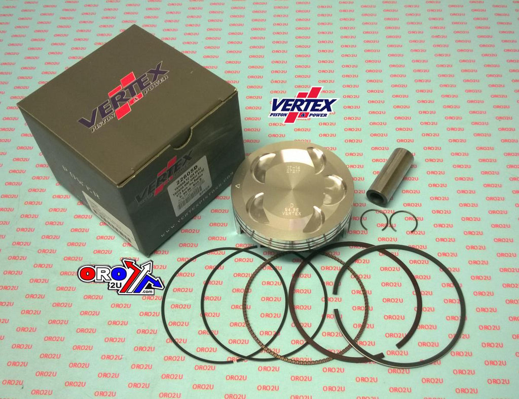 PISTON KIT VERTEX 95 E YAMAHA YZ/WR 426 00-02, VERTEX 22605E COMPR 12,5:1