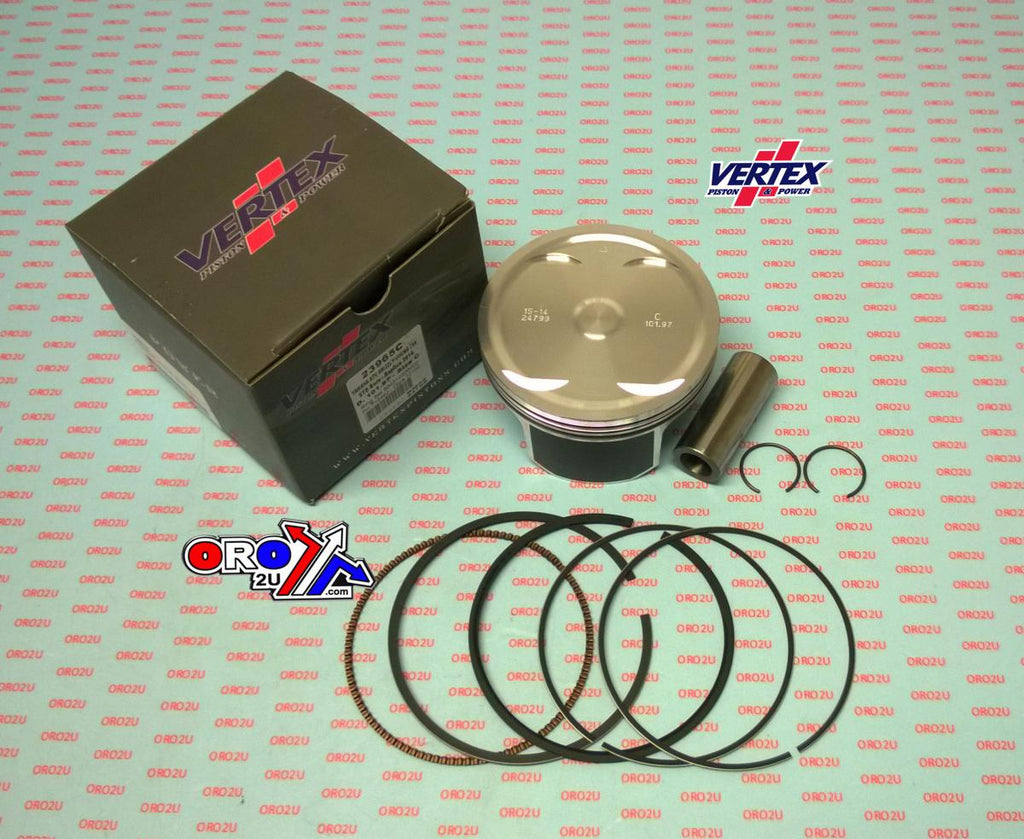 PISTON KIT VERTEX 102.0 B YAMAHA RAPTOR 700 14-17, VERTEX 23965B GRIZZLY/VIKING COMPR 10,1:1