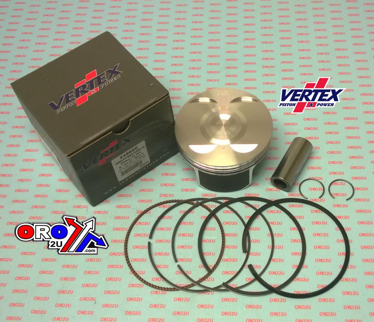 PISTON KIT VERTEX 102.0 A HC YAMAHA RAPTOR 700 14-17, VERTEX 23966A GRIZZLY/VIKING HC COMPR 11,0:1