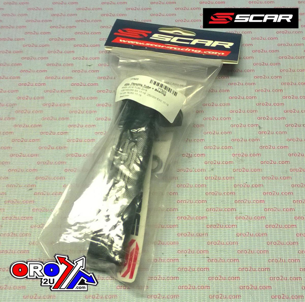 ALUMINIUM THROTTLE TUBE WITH BEARING BLACK 17-26 GASGAS HUSQVARNA KTM MC TC TX TE SX 85 125 150 250 300 SCAR TT503