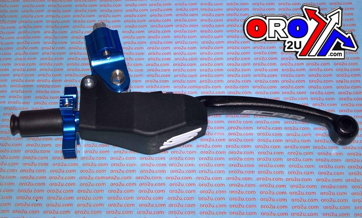 PIVOT CLUTCH LEVER ASSEMBLY BLUE UNIVERSAL 2ST 4ST EASY ADJUSTER SCAR CPCL2