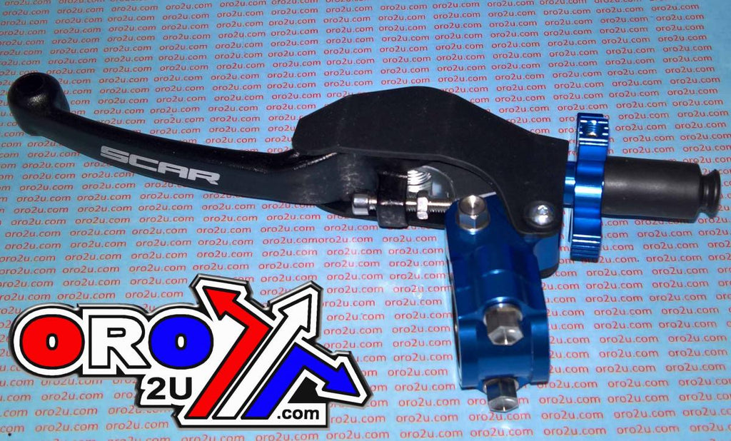 PIVOT CLUTCH LEVER ASSEMBLY BLUE UNIVERSAL 2ST 4ST EASY ADJUSTER SCAR CPCL2