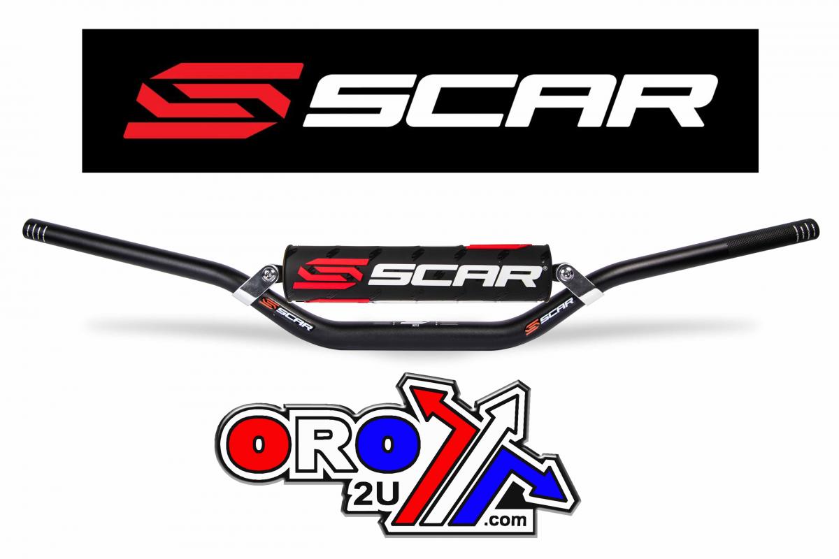 HANDLEBAR WITH CROSSBAR BLACK EVOLUTION X2 28.6 VILLOPOTO STEWART STYLE SCAR S9262BK