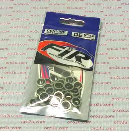 BONDED SEALING WASHER M6 PK50, M6x10x1mm / SELF CENTERING