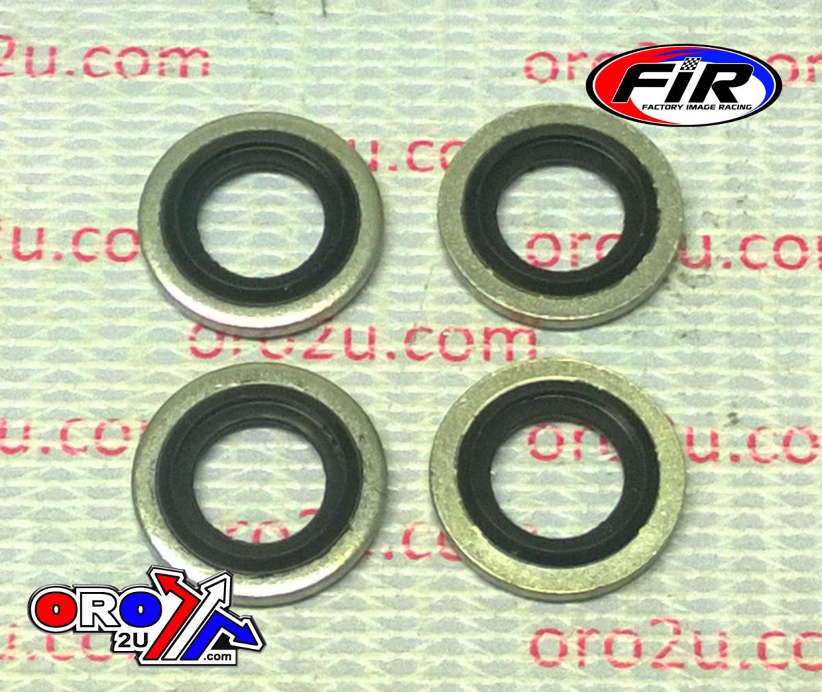 BONDED SEALING WASHER M10 PK4, M10x16x1.5mm / SELF CENTERING