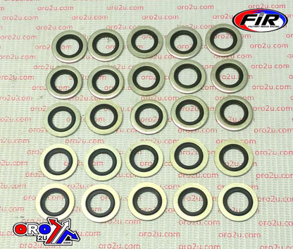 BONDED SEALING WASHER M14 PK25, M14x22x1.5mm / SELF CENTERING