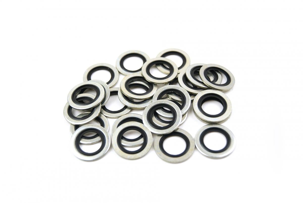 BONDED SEALING WASHER M16 PK25, M16x24x1.5mm / SELF CENTERING