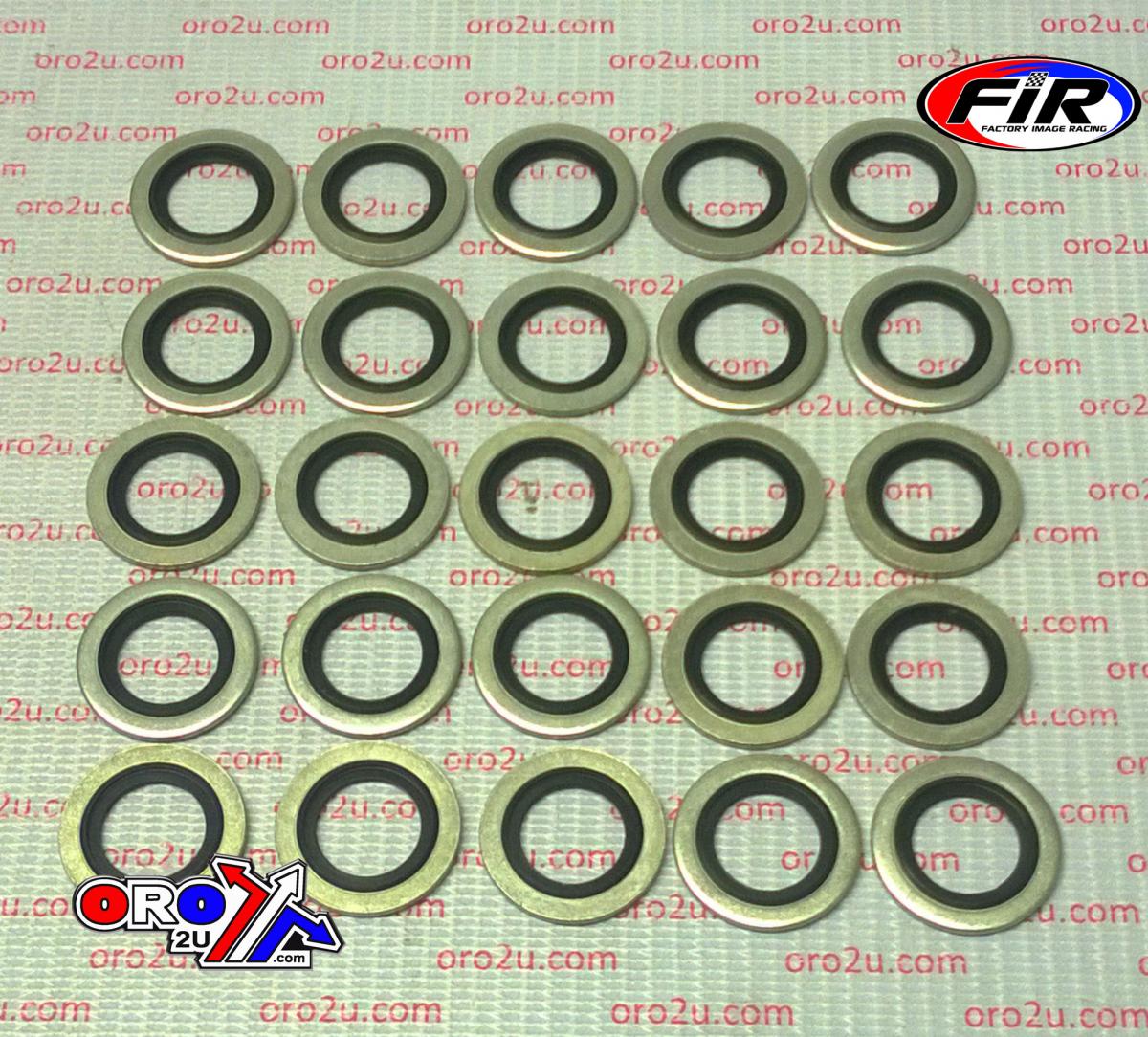 BONDED SEALING WASHER M16 PK25, M16x24x1.5mm / SELF CENTERING