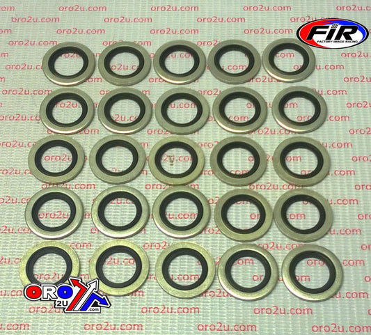 BONDED SEALING WASHER M16 PK25, M16x24x1.5mm / SELF CENTERING