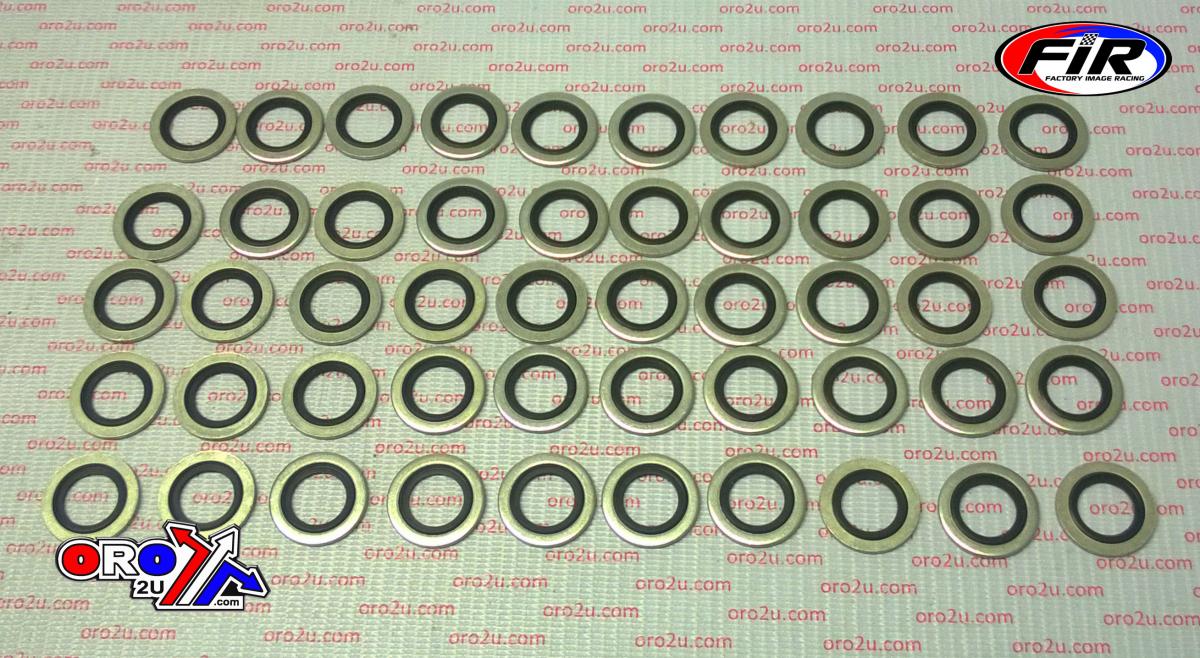 BONDED SEALING WASHER M16 PK50, M16x24x1.5mm / SELF CENTERING