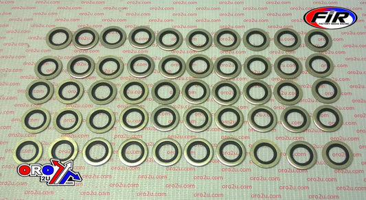 BONDED SEALING WASHER M16 PK50, M16x24x1.5mm / SELF CENTERING