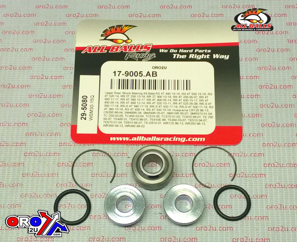 UPPER REAR SHOCK KIT Beta HUSQ, ALLBALLS 29-5080, Bearing & Seals.