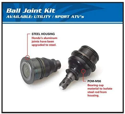 BALL JOINT KIT UPPER LOWER 15-20 POLARIS ACE SPORTSMAN TOURING 570 900 SP EPS XC ALLBALLS 42-1055