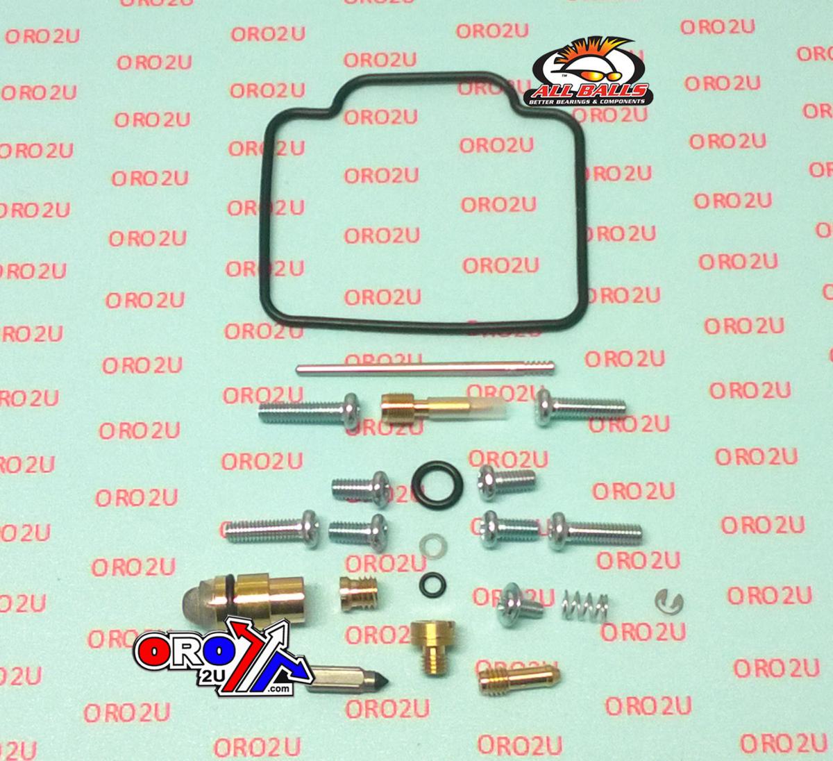 CARBURETOR REBUILD KIT 97-98 SUZ LT-4WD 250, ALLBALLS 26-1595 ATV