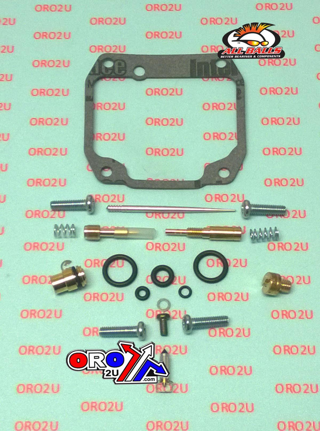 CARBURETOR REBUILD KIT 85-86 SUZ LT-250EF, ALLBALLS 26-1597 ATV