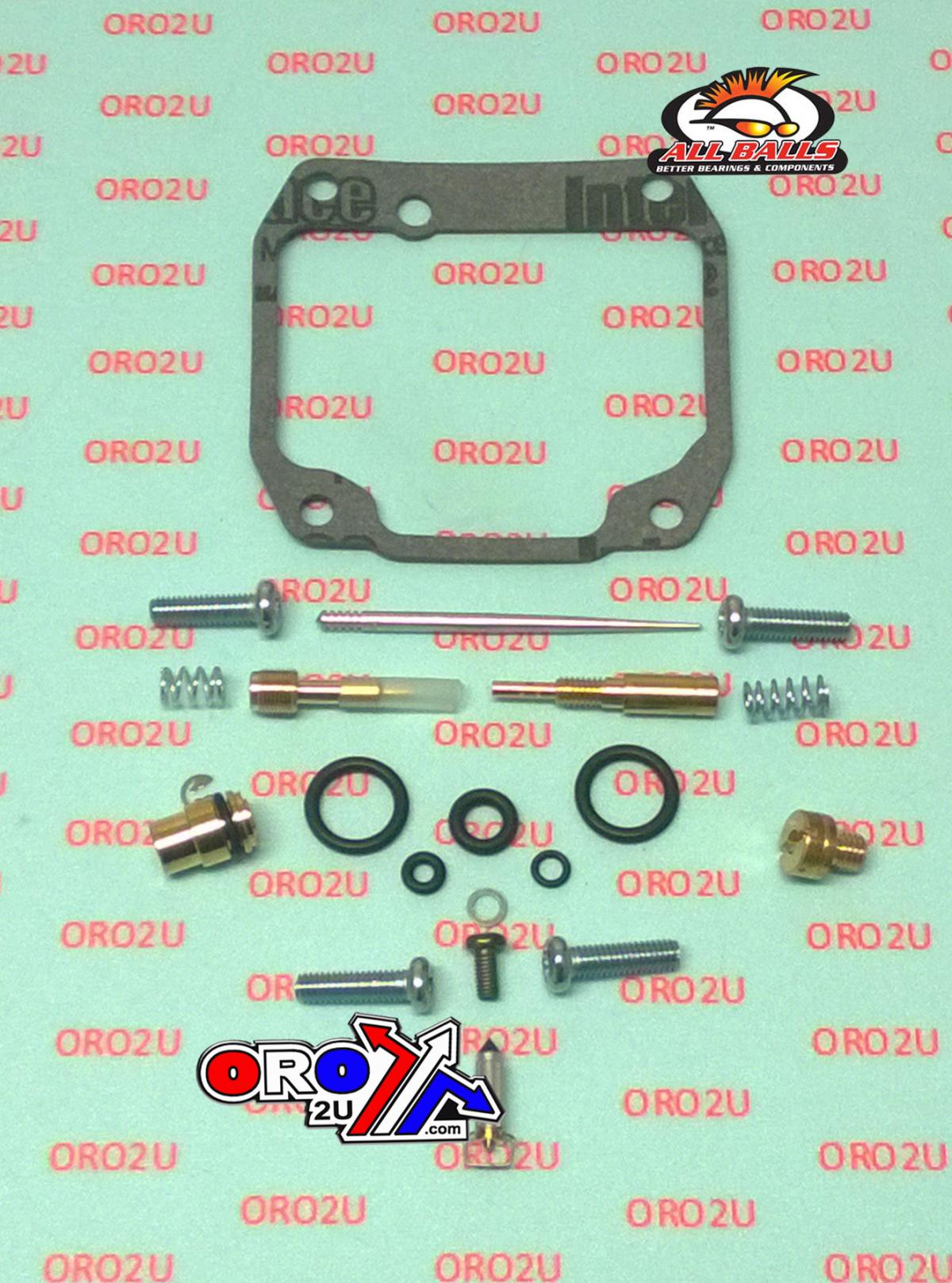 CARBURETOR REBUILD KIT 85-86 SUZ LT-250EF, ALLBALLS 26-1597 ATV
