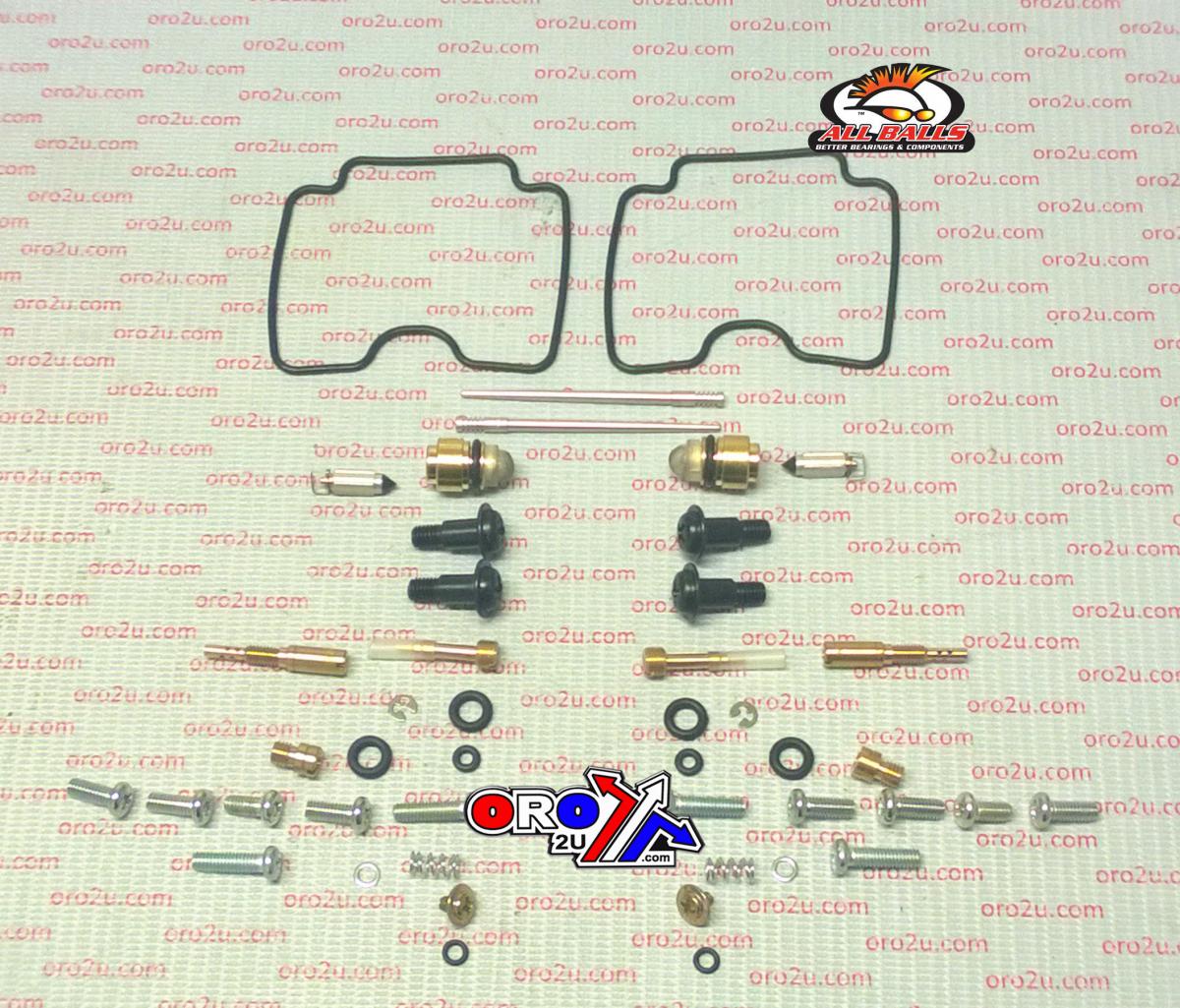CARBURETOR REBUILD KIT 99-05 YAM XVS1100 V-STAR, ALLBALLS 26-1638 ROAD