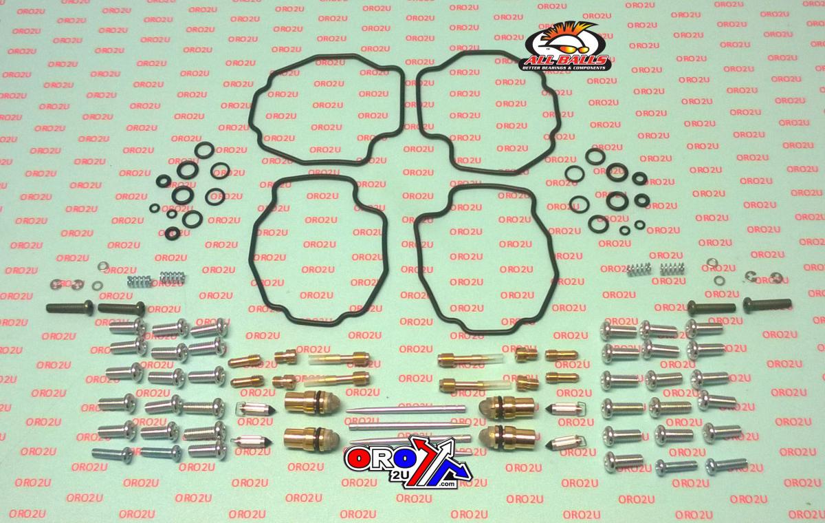 CARBURETOR REBUILD KIT 85-92 YAM VMX12 V-MAX, ALLBALLS 26-1676 ROAD