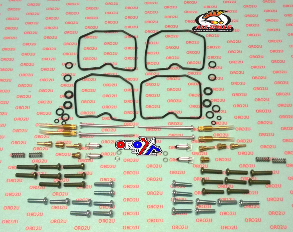 CARBURETOR REBUILD KIT 90-93 KAW ZR550, ALLBALLS 26-1683 ROAD