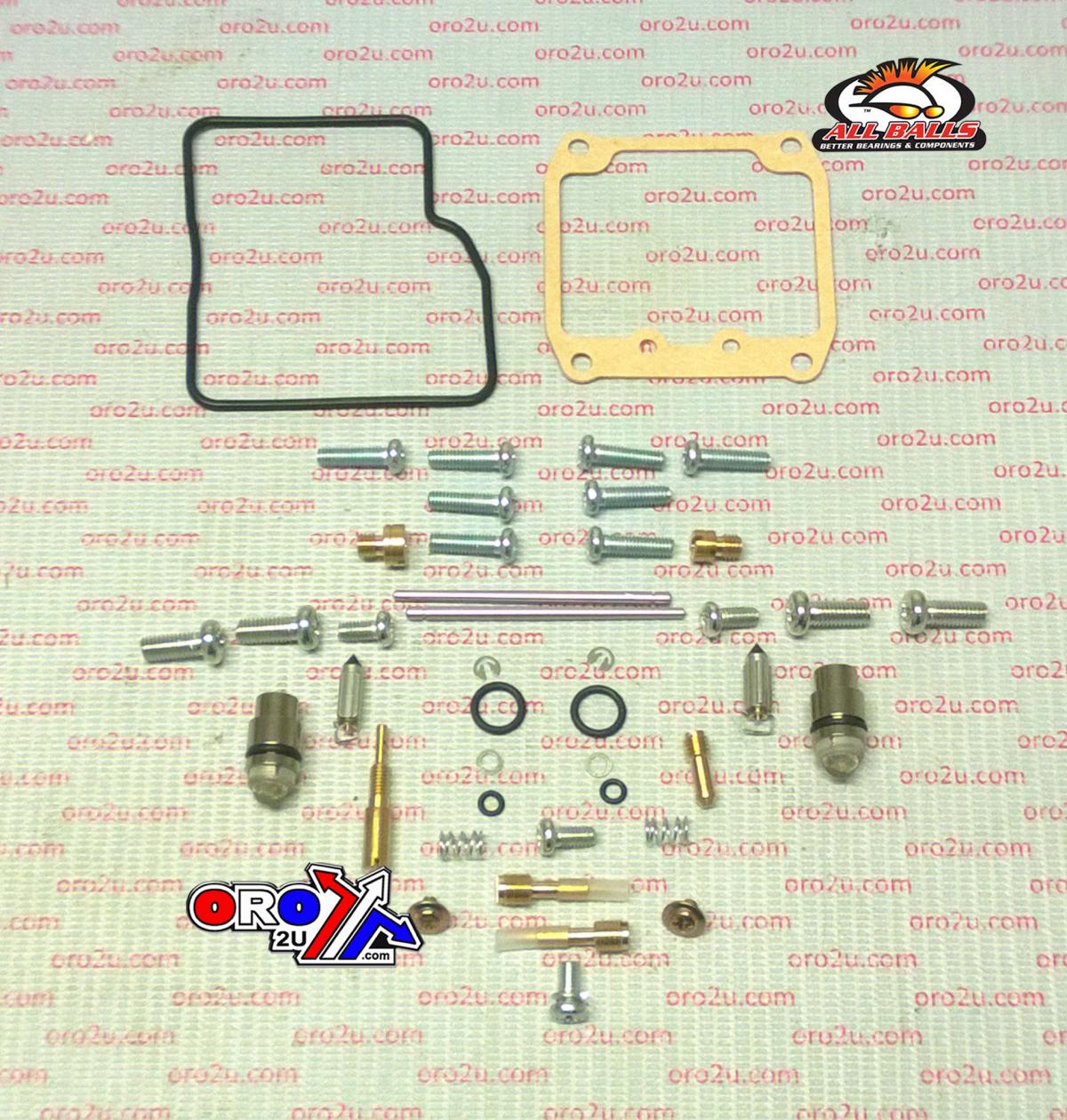 CARBURETOR REBUILD KIT 92-09 SUZUKI VS800GL INTRUDER, ALLBALLS 26-1713 ROAD