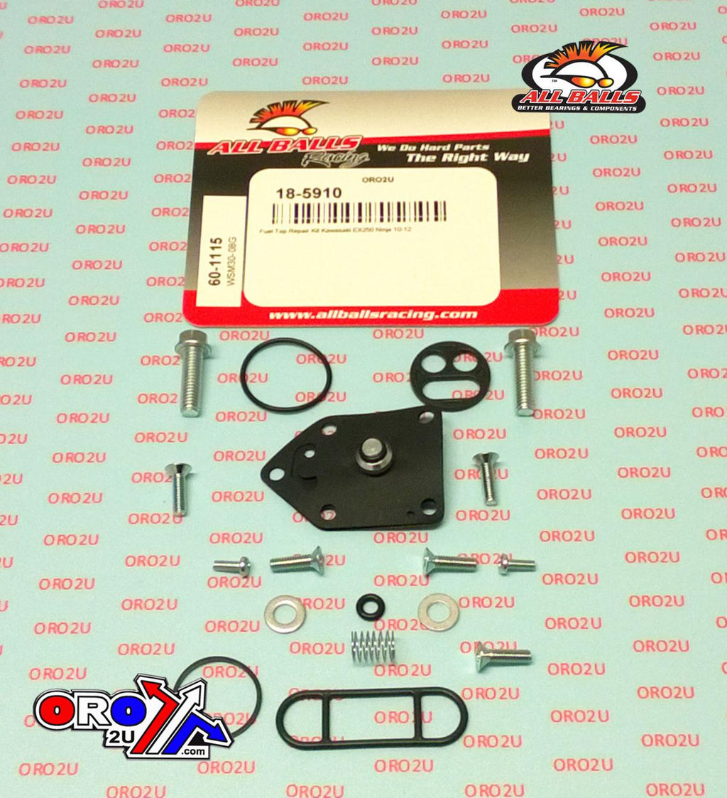 FUEL TAP REPAIR KIT ALLBALLS, ALLBALLS 60-1115 KAW EX250 10-12
