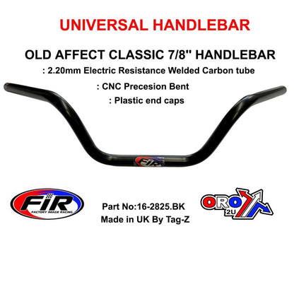 OLD STYLE CLASSIC 7/8'' HANDLEBAR, FITMENT UNIVERSAL / MATT BLACK