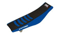 18-22 YZF 450 DOUBLE GRIP 3, SEAT COVER BLACKBIRD, 1249H, BLACK & BLUE