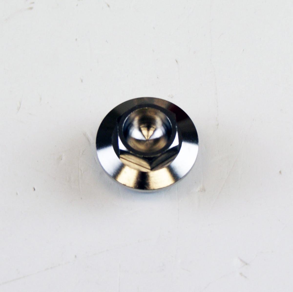 KTM NEW FRONT SPINDLE NUT M20x1.5, TITANIUM GR5 / EACH / OEM 70009082000, 16-394, M20 STEM BOLT 54801036000C1