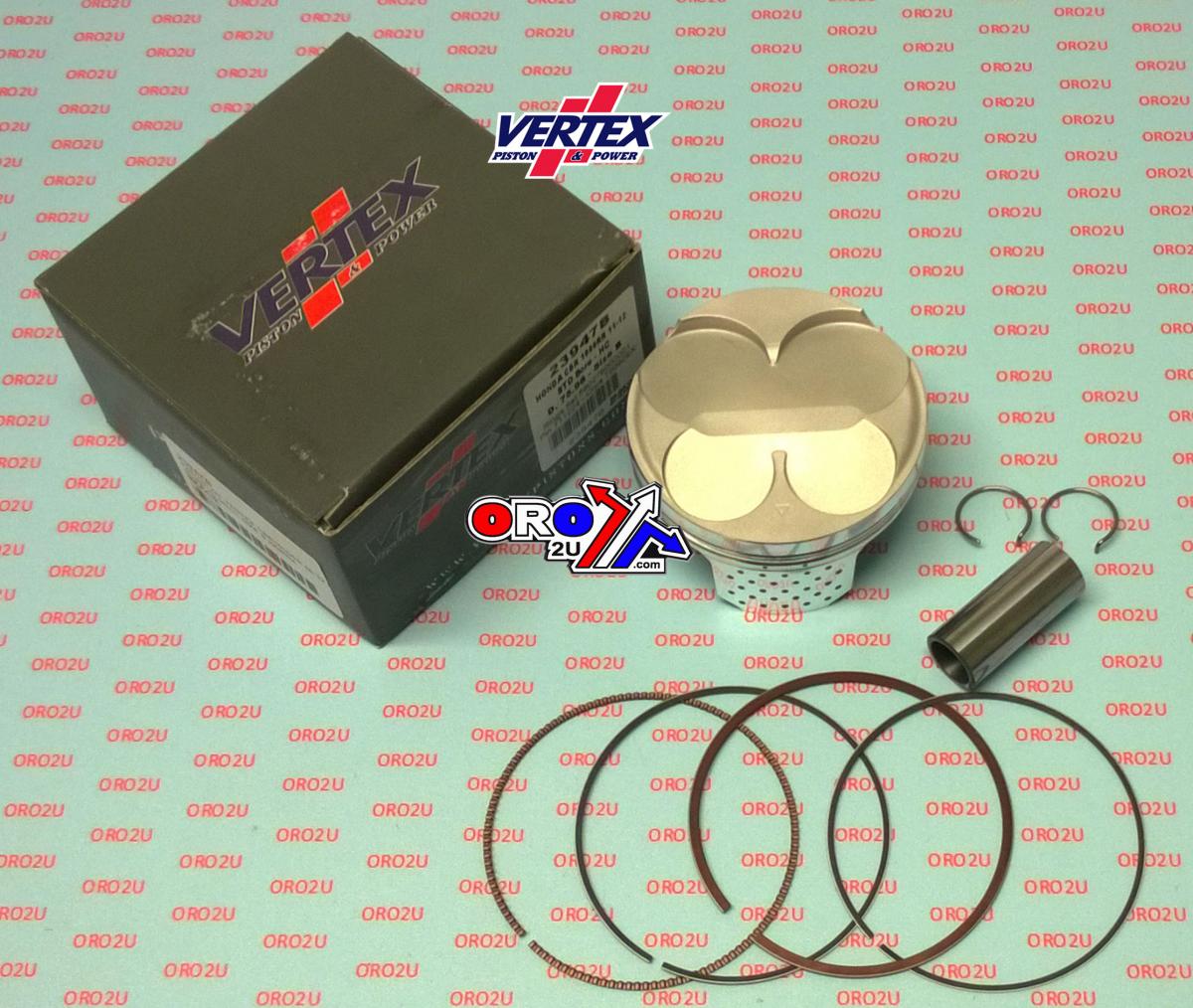 PISTON KIT VERTEX 76.0 B HC 2008-2012 HONDA CBR1000RR VERTEX 23947B HC