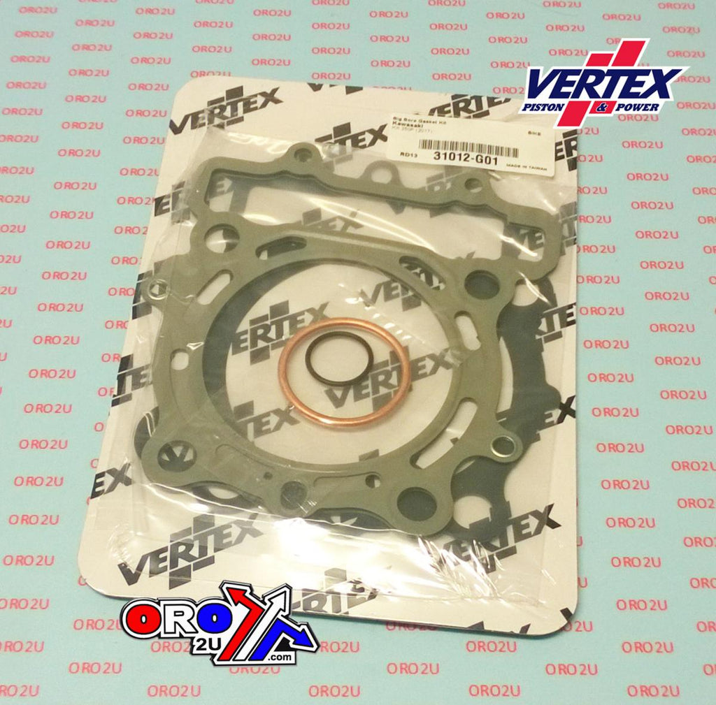 GASKET TOP KIT 17-18 KX250F 80, WORKS CYLINDER 31012-G01 BIG BORE, KX250F KAWASAKI