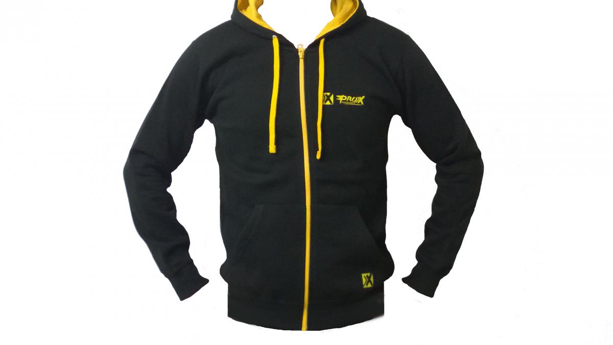 PRO-X HOODIE SWEATER, 99.6043.M, BLACK, APPAREL, MEDIUM