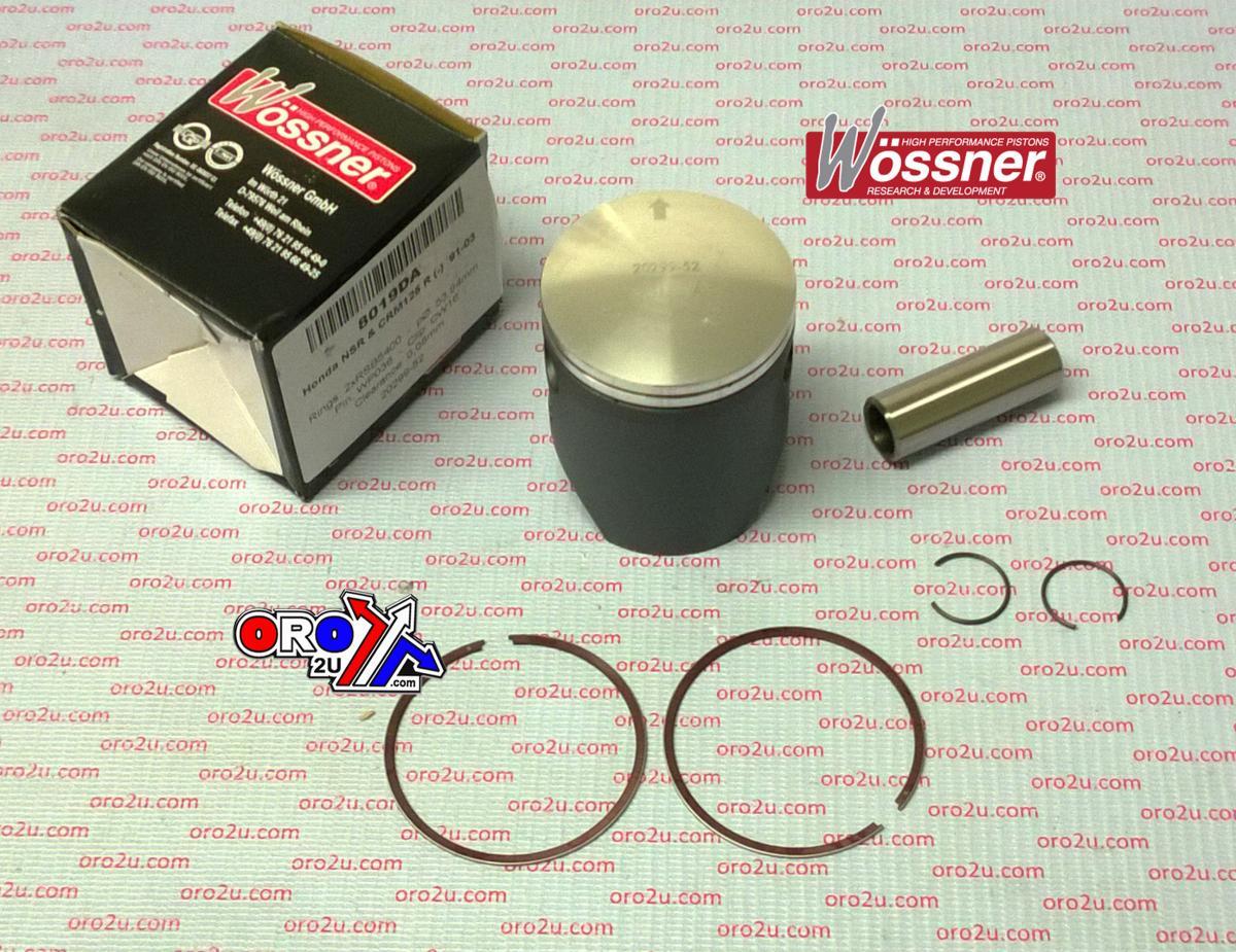 PISTON KIT NSR125 C 54.00mm, WOSSNER 8019DC HONDA ROAD
