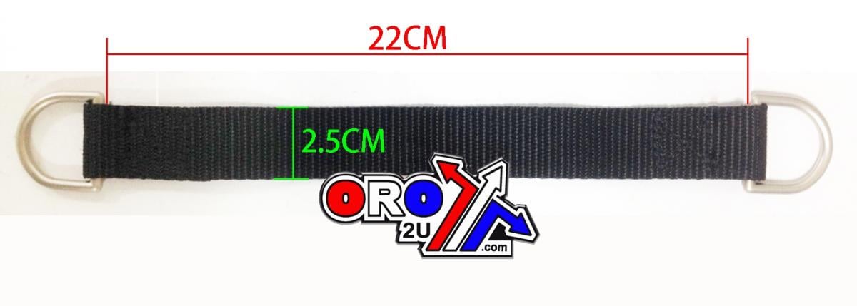 HANDLE BAR LOOP STRAP EXTENSIONS, UP-12391, PAIR, SECURE.