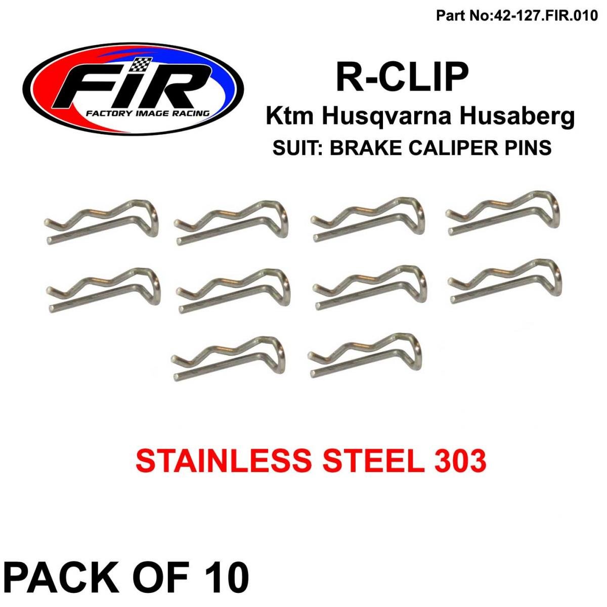 R-CLIP KTM BRAKE CALIPER PIN (PACK OF 10) K54813082000 54813082000