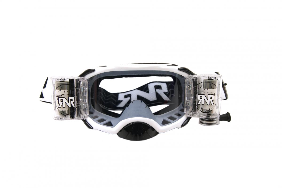RNR PLATINUM WVS-V.2 48mm, WHITE GOGGLE, ROLL OFF, GAC22, WIDE VISION SYSTEM