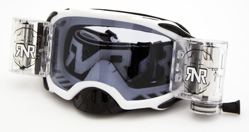 RNR PLATINUM WVS-V.2 48mm, WHITE GOGGLE, ROLL OFF, GAC22, WIDE VISION SYSTEM