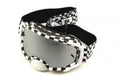 RNR PLATINUM TEAR OFF MIRRORED, CHQ FLAG GOGGLE, GAM10, TEAR OFF