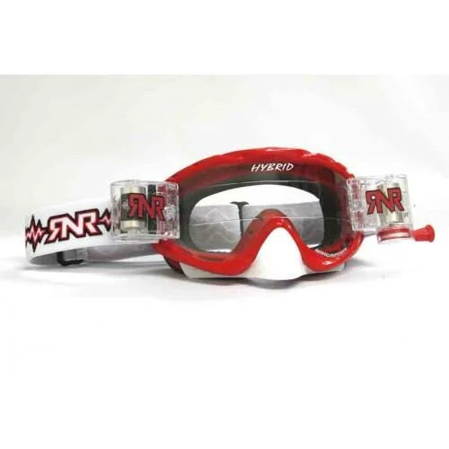RNR HYBRID RED FULLY LOADED ROLL OFF, RED GOGGLE, GH45, ROLL & TEAR OFF