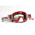 RNR HYBRID RED XL ROLL & TEAR OFF, RED GOGGLE, 36MM ROLL OFF, GH45XL, ROLL & TEAR OFF