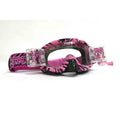 RNR HYBRID WILD PK/BK XL ROLL & TEAR OFF, WILD PINK & BLACK GOGGLE, 36MM ROLL OFF, GH369XL, ROLL & TEAR OFF