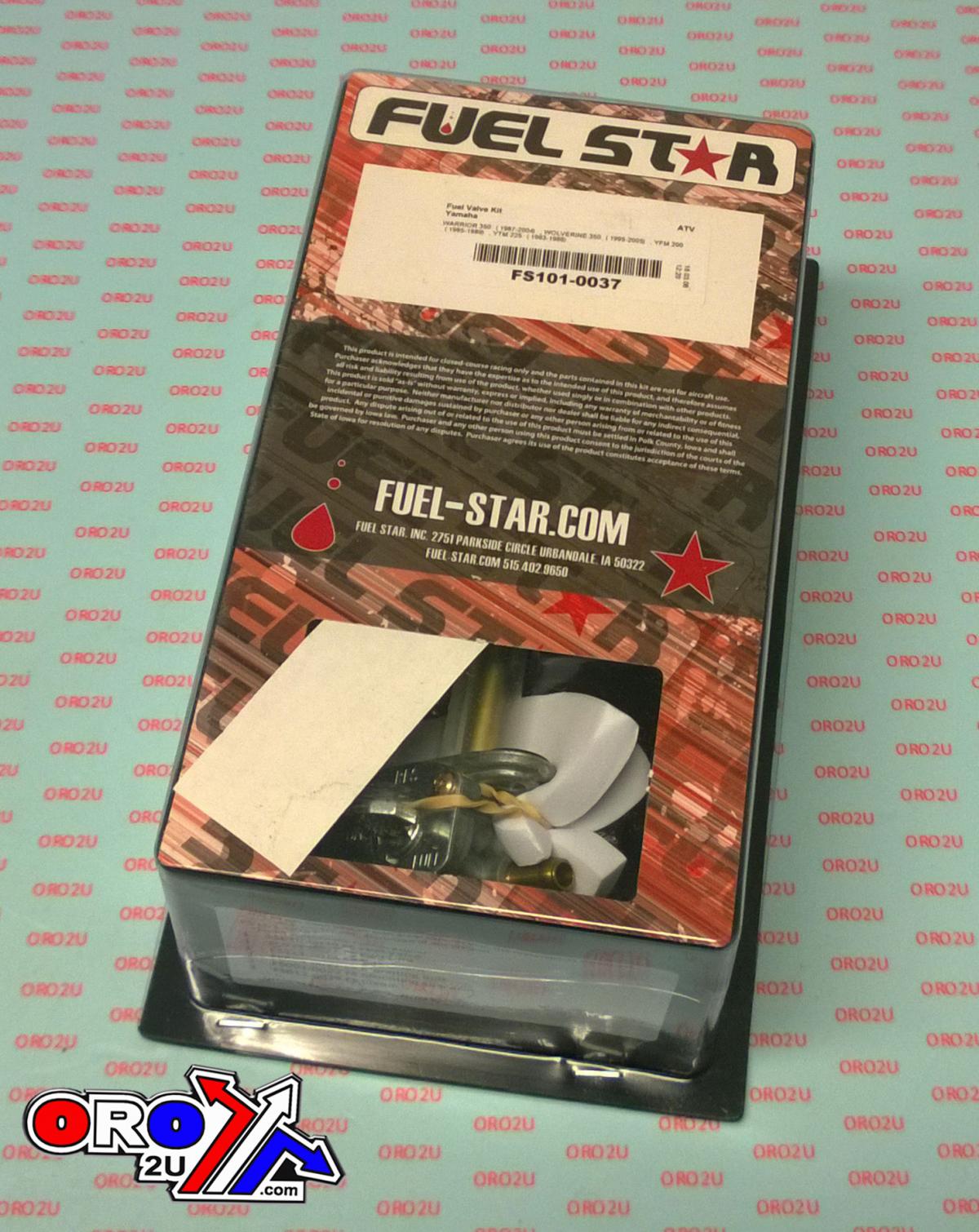 FUEL VALVE KIT DRZ400S SM 15-16, Fuel Star FS101-0137 SUZUKI DIRT, TAPE / PETCOCK / CLIPS / PIPES / BOLTS