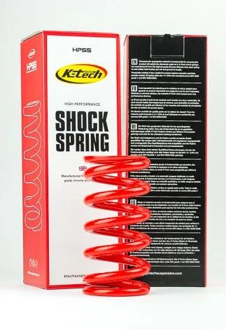 Shock Absorber Spring -47.5N (53/56x245) Red, 5356-245-475, HIGH PERFORMANCE SHOCK SPRING, K-TECH SUSPENSION