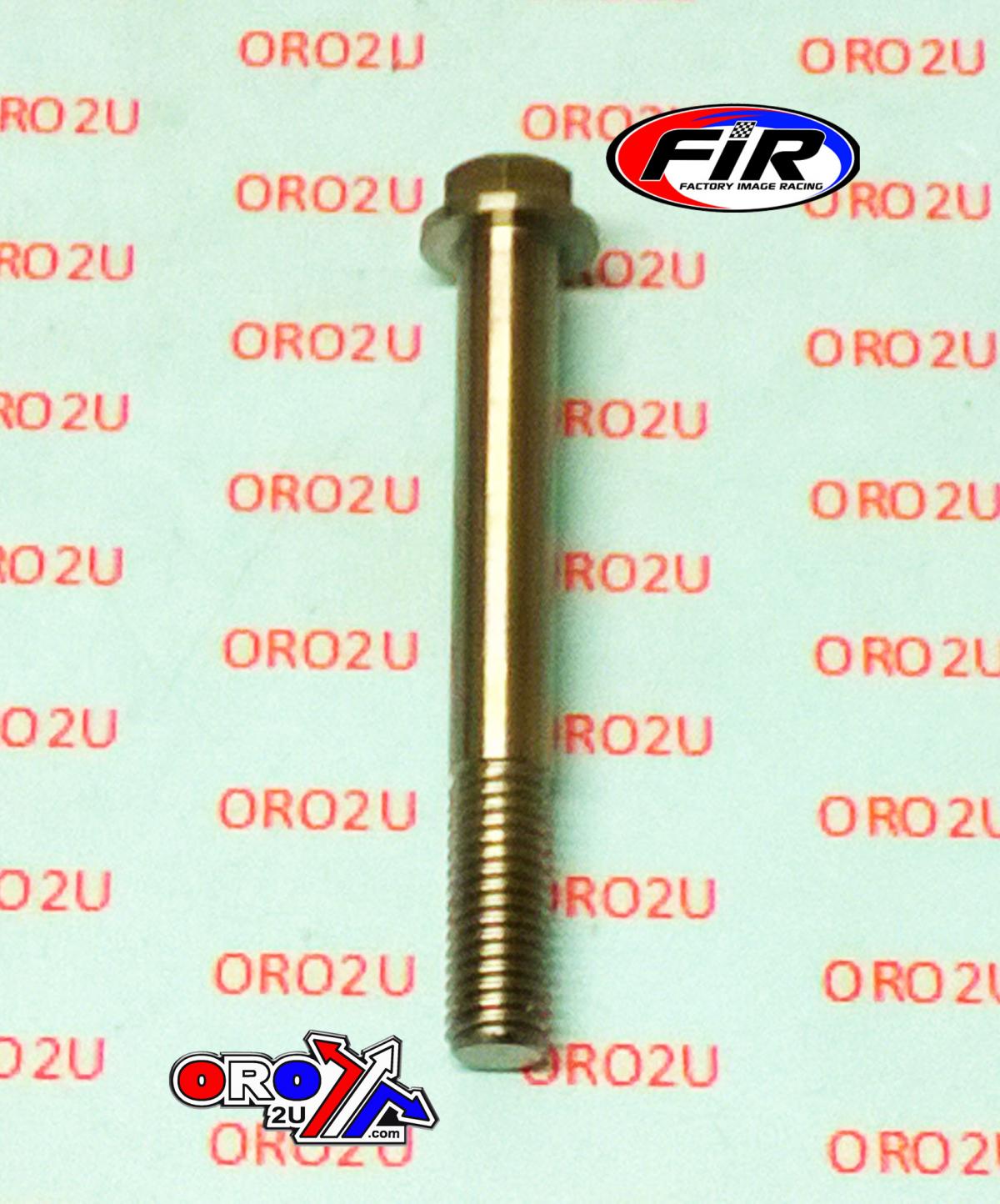 TITANIUM GR5 BOLT M8 x 65mm EACH, FLANGE OD: 14mm / HEX SIZE: 10mm, /