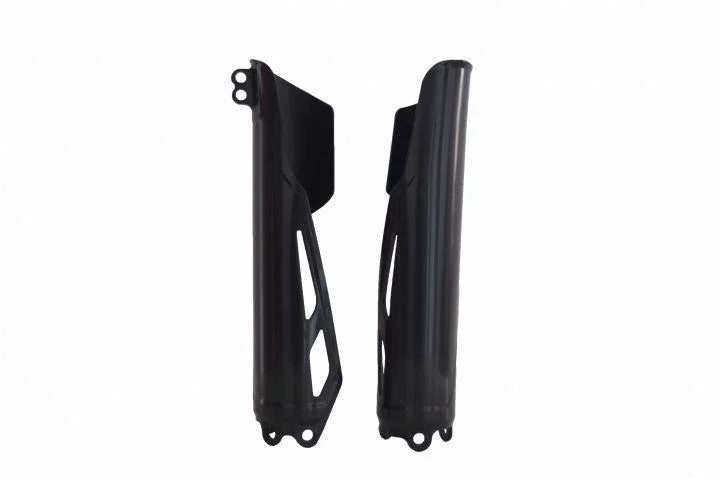 LOWER FORK GUARDS CRF-R/CRF-RX/CRF-X 19-25, BLACK, RTECH R-PSCRFNR0019
