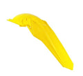 REAR FENDER 18-25 RM-Z450, 2019-25 RM-Z250, YELLOW RTECH R-PPRMZGI0018