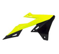 RADIATOR SCOOPS 18-25 RM-Z450, 2019-25 RM-Z250, RTECH OEM R-CVRMZGFNR18