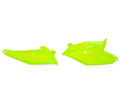 SIDE PANELS 18-24 KTM 85 SX, NEON YELLOW, RTECH R-FIKTMGF0185, GASGAS MC 85 2021-2024