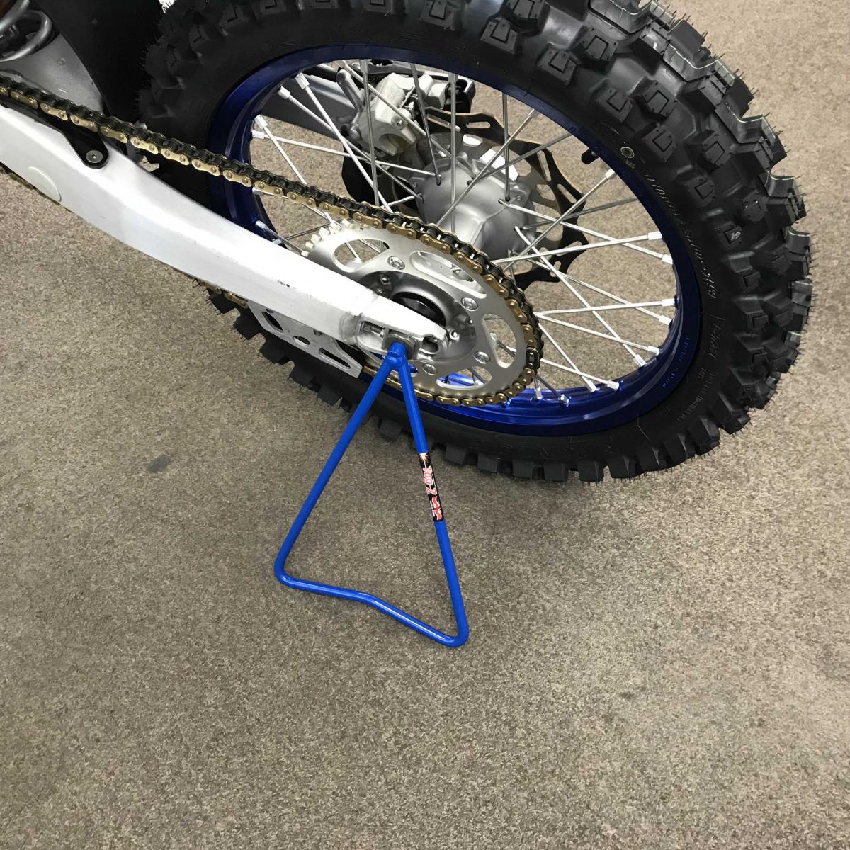 TRIANGLE SIDE PROP STAND BLUE, YAMAHA 1C3-27311-00-00 1C3-27311-00