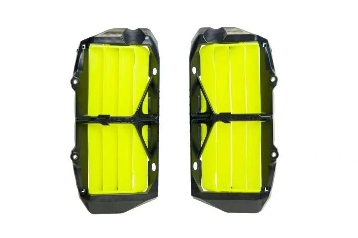 RAD LOUVERS 2019-25 KTM SX/SX-F, NEON YELLOW, RTECH R-GRKTMGF0019