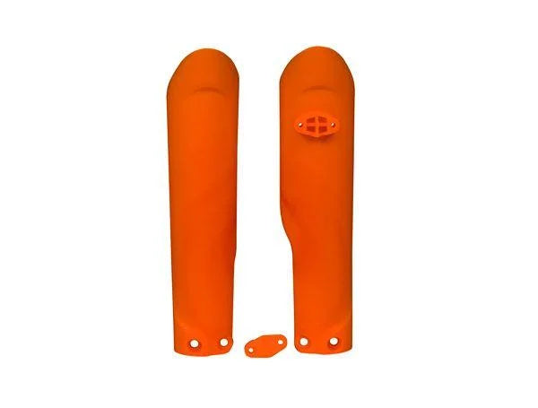LOWER FORK GUARDS 18-25 KTM85 SX, NEON ORANGE, RTECH R-PSKTMAN0185